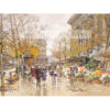 Eugene Galien-Laloue Place de la Madeleine Paryż — produkt cyfrowy do pobrania