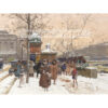 Eugene Galien-Laloue Quai de la Megisserie Paryż — produkt cyfrowy do pobrania