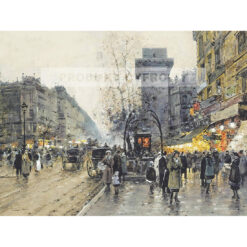 Eugene Galien-Laloue Scena uliczna Paryż — produkt cyfrowy do pobrania