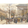 Eugene Galien-Laloue Vue Animee de la Madeleine Paryż — produkt cyfrowy do pobrania