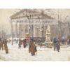 Eugene Galien-Laloue Zima w Paryżu — produkt cyfrowy do pobrania