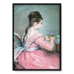 Eva Gonzales Bukiet fiołków 50×70