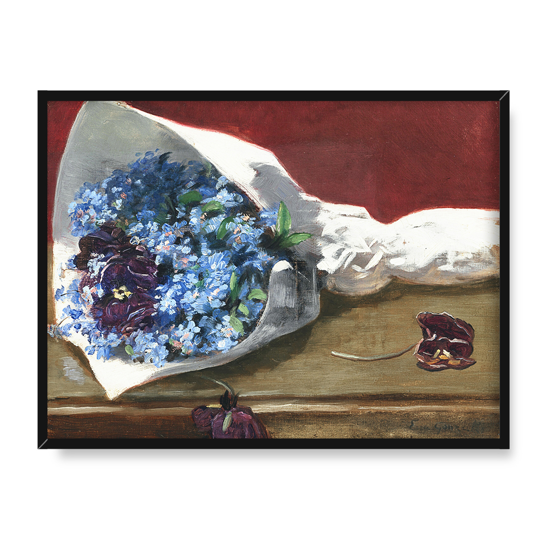 Eva Gonzales Bukiet kwiatów 40x30