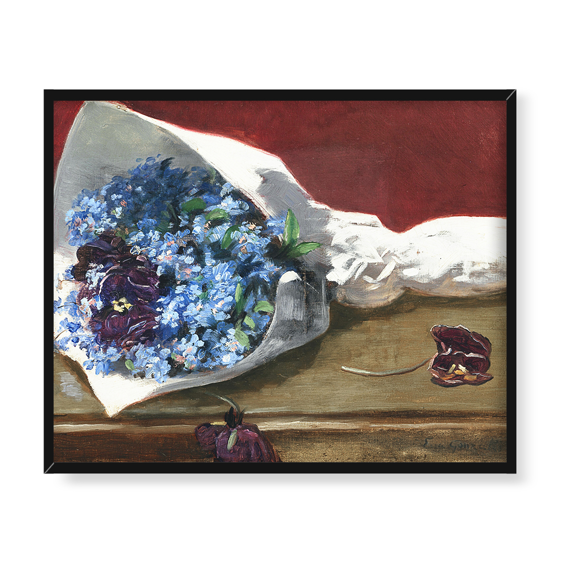 Eva Gonzales Bukiet kwiatów 50x40