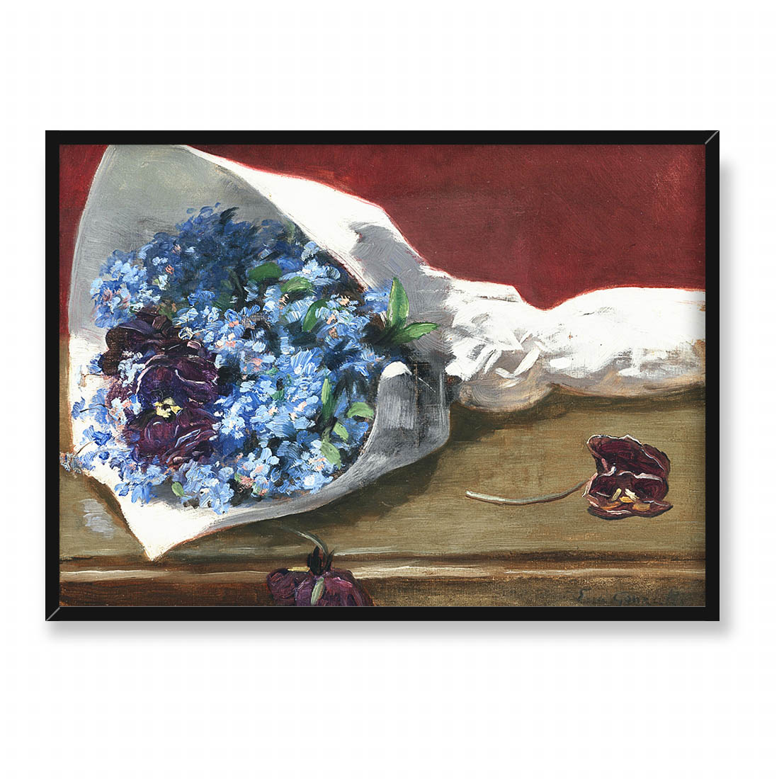 Eva Gonzales Bukiet kwiatów 70x50