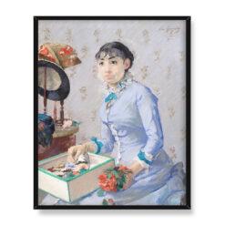 Eva Gonzales Modystka 40×50