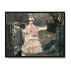 Eva Gonzales Niania i dziecko 40×30