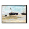 Eva Gonzales Łódź w czasie odpływu 70×50
