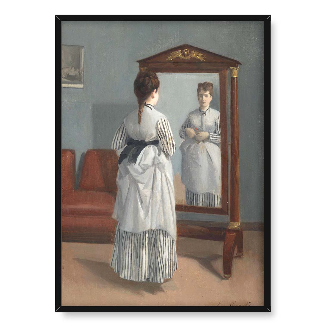 Eva Gonzales Pełnometrażowe lustro 50x70