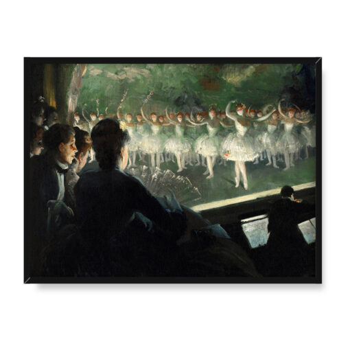 Everett Shinn Biały balet 40x30