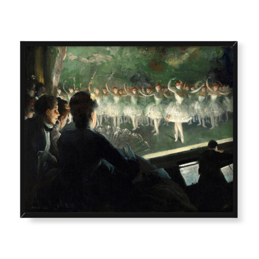 Everett Shinn Biały balet 50x40