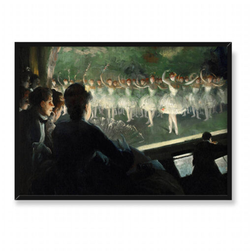 Everett Shinn Biały balet 70x50
