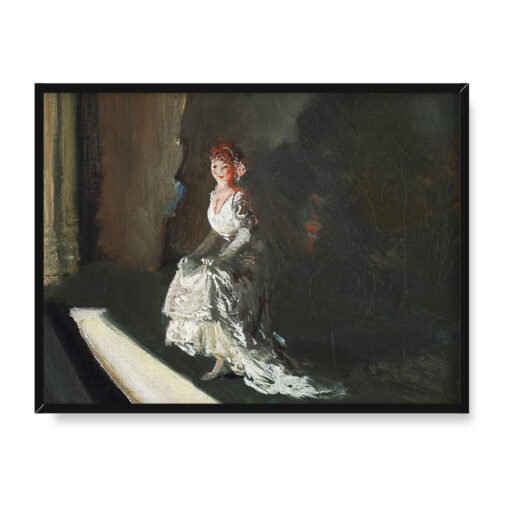Everett Shinn Dziewczyna w bieli na scenie 40x30