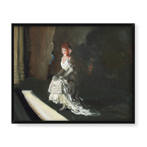 Everett Shinn Dziewczyna w bieli na scenie 50x40