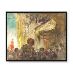 Everett Shinn Paryski teatr muzyczny 50×40