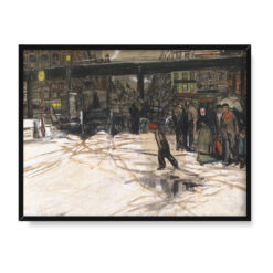 Everett Shinn Pod kolejką nadziemną 40×30