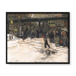 Everett Shinn Pod kolejką nadziemną 50×40