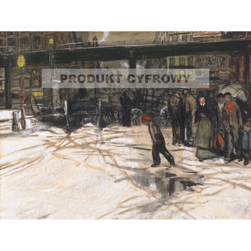 Everett Shinn Pod kolejką nadziemną — produkt cyfrowy do pobrania