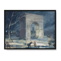 Everett Shinn Łuk Washington Square 40×30