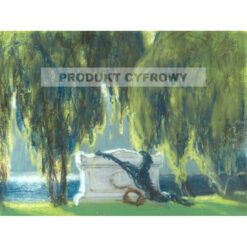 Ferdynand Ruszczyc Drzewa w pobliżu mogiły — produkt cyfrowy do pobrania