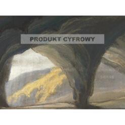 Ferdynand Ruszczyc Jaskinia w górach — produkt cyfrowy do pobrania