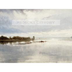 Ferdynand Ruszczyc Pejzaż rzeczny — produkt cyfrowy do pobrania