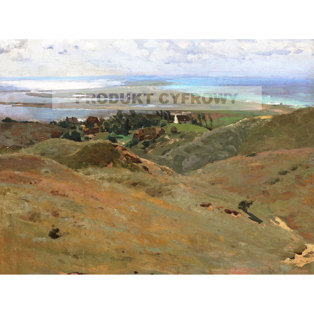 Ferdynand Ruszczyc Pejzaż z Hiddensee — produkt cyfrowy do pobrania