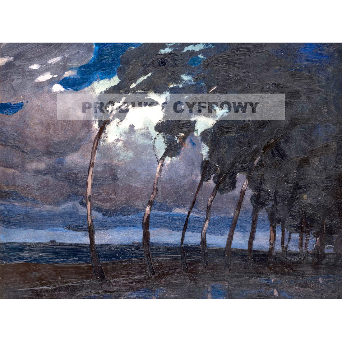 Ferdynand Ruszczyc Szkic do ballady — produkt cyfrowy do pobrania