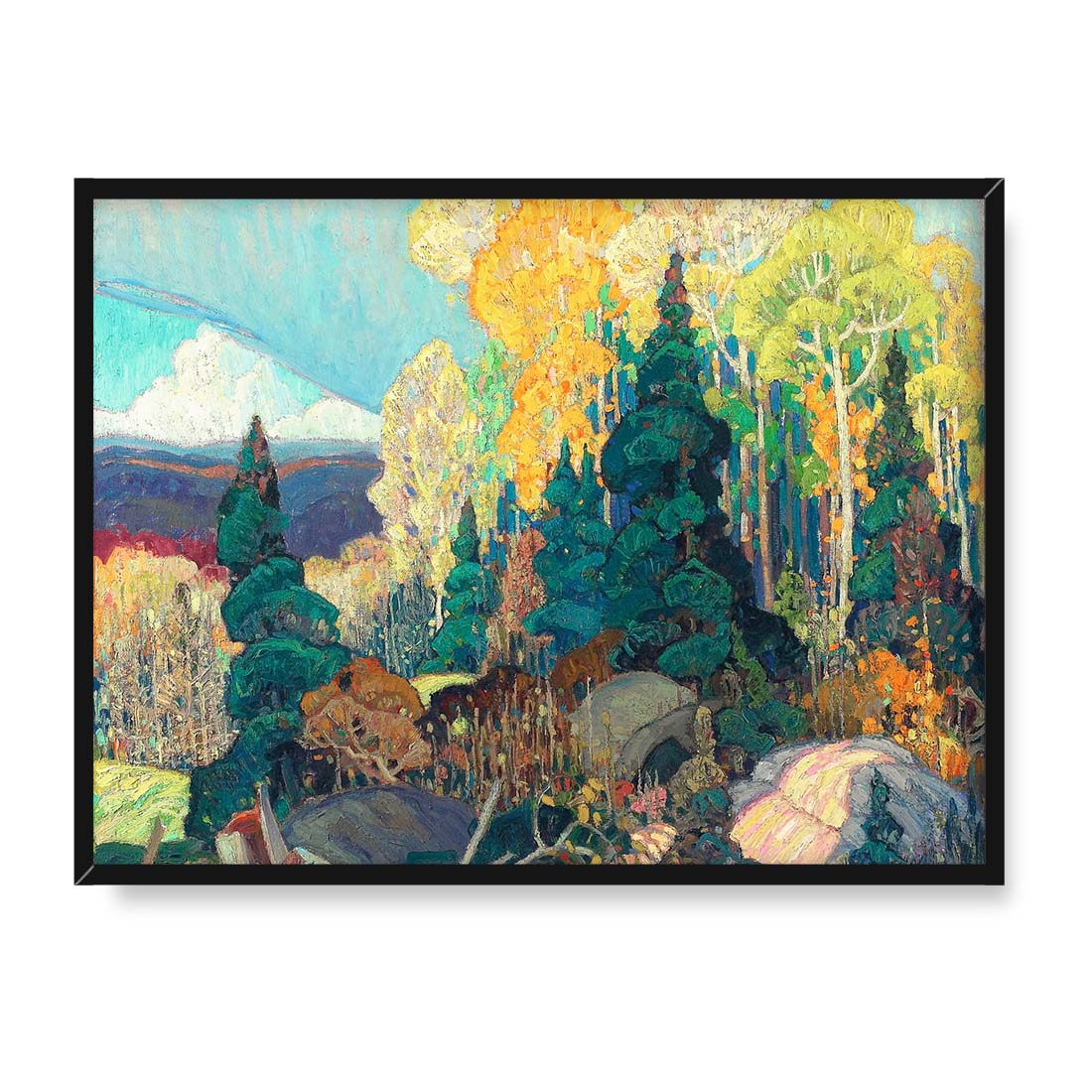 Franklin Carmichael Jesienne zbocze 40x30