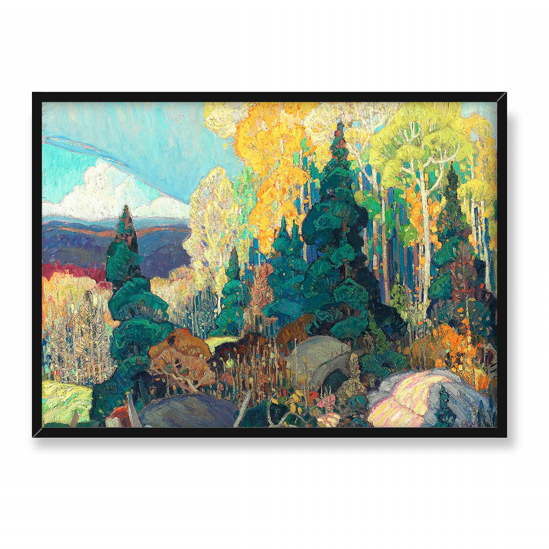 Franklin Carmichael Jesienne zbocze 70x50