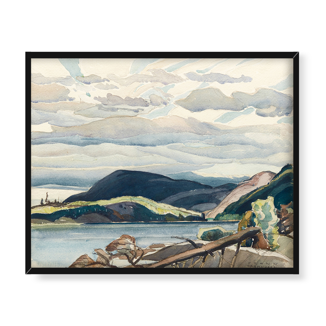 Franklin Carmichael Jezioro i wzgórza 50x40