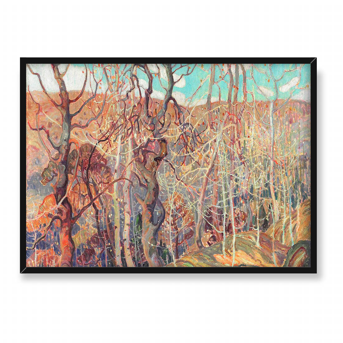 Franklin Carmichael Srebrny gąszcz 70x50