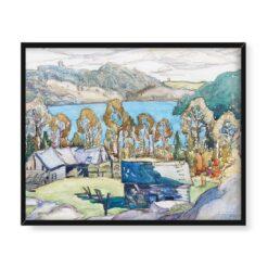 Franklin Carmichael Stare stodoły Miner’s Bay 50×40