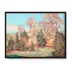 Franklin Carmichael Studium drzew jesienią 40×30
