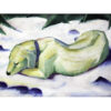 Franz Marc Pies na śniegu — produkt cyfrowy do pobrania