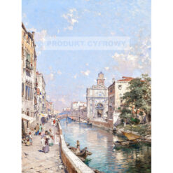 Franz Richard Unterberger Rio San Girolamo Wenecja — produkt cyfrowy do pobrania