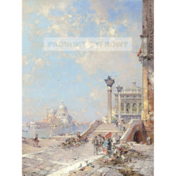 Franz Richard Unterberger Wenecja Ponte di Paglia — produkt cyfrowy do pobrania