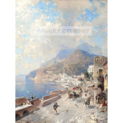 Franz Richard Unterberger Zatoka Salerno — produkt cyfrowy do pobrania