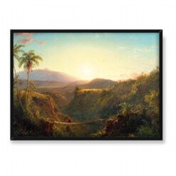 Frederic Edwin Church Amerykańska Pichincha 70×50