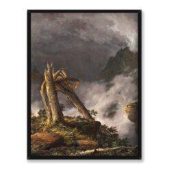 Frederic Edwin Church Burza w górach Storm in the Mountains 30×40