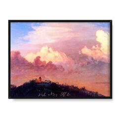 Frederic Edwin Church Chmury nad Olaną 40×30