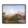 Frederic Edwin Church Dom nad jeziorem 50×40
