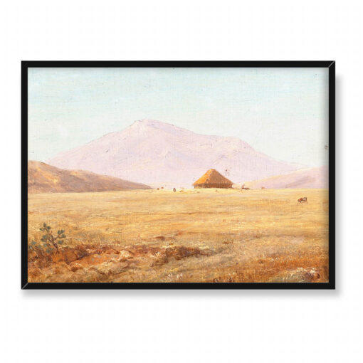 Frederic Edwin Church Ekwador górski płaskowyż z chatą 70x50