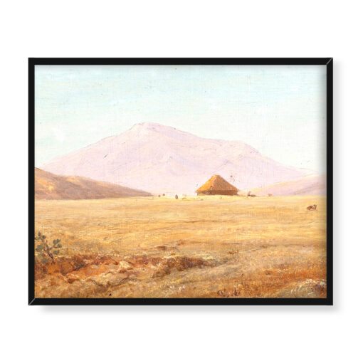Frederic Edwin Church Górski płaskowyż z chatą Ekwador 50x40