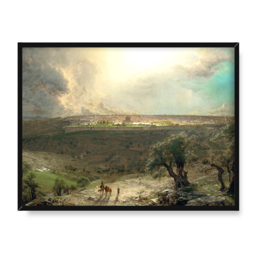 Frederic Edwin Church Jerozolima z Góry Oliwnej 40x30