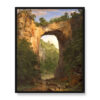 Frederic Edwin Church Most skalny Virginia 40×50