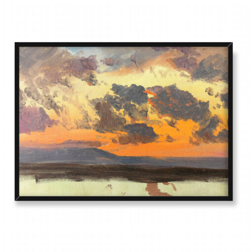 Frederic Edwin Church O zachodzie słońca Jamajka 70x50