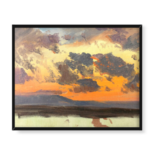 Frederic Edwin Church O zachodzie słońca Jamajka Indie Zachodnie 50x40