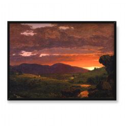 Frederic Edwin Church Pomiędzy dniem a nocą 70×50