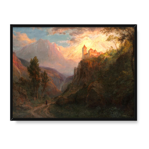 Frederic Edwin Church The Monastery of San Pedro 40x30 w RAMIE